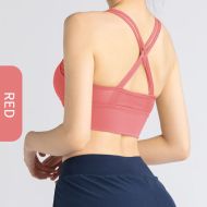 Hot Sexy Womens Fitness Sports Yoga Bra Pink